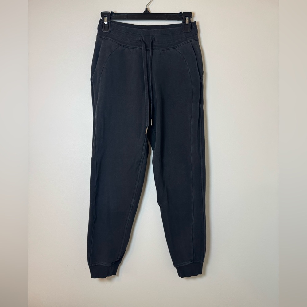 Lululemon Womens Joggers Dark Gray Charcoal Drawstring Sweatpants